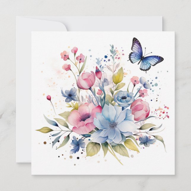 Födelsedagsfest: Förändrat Garden Birthday Card (Framsida)