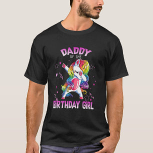 Födelsedagsfest Girl Dabbing Unicorn 1 T Shirt