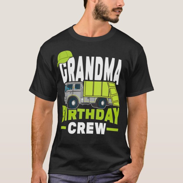 Födelsedagsfest Grandma Birthday Crew Sopor femal T Shirt (Framsida)
