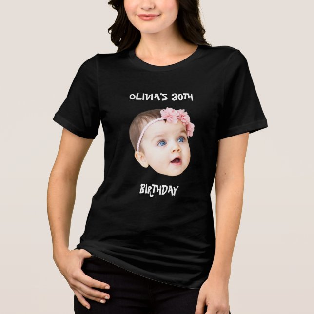 Födelsedagsfest Group Anpassningsbar Ansikte Funny T Shirt (Framsida)