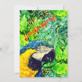 Födelsedagsfest i djungeln inbjudningar