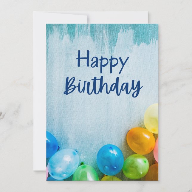 Födelsedagsfest inbjudan (Framsida)