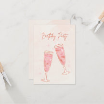 Födelsedagsfest inbjudan