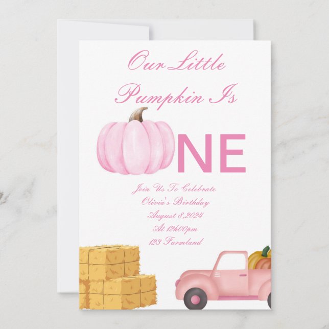 Födelsedagsfest inbjudan (Framsida)