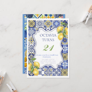 Födelsedagsfest inbjudan