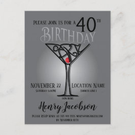 Födelsedagsfest inbjudan