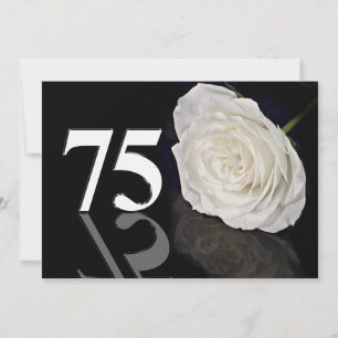 Födelsedagsfest inbjudan 75 år gammal