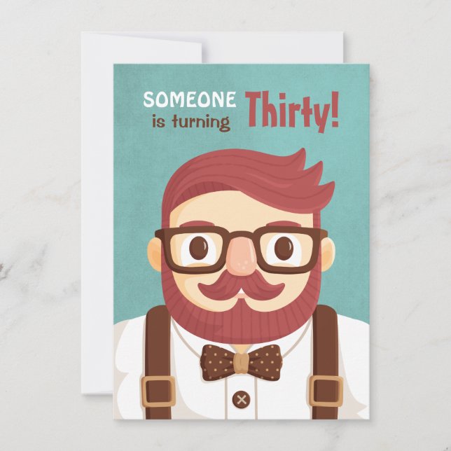 Födelsedagsfest inbjudan för (Framsida)