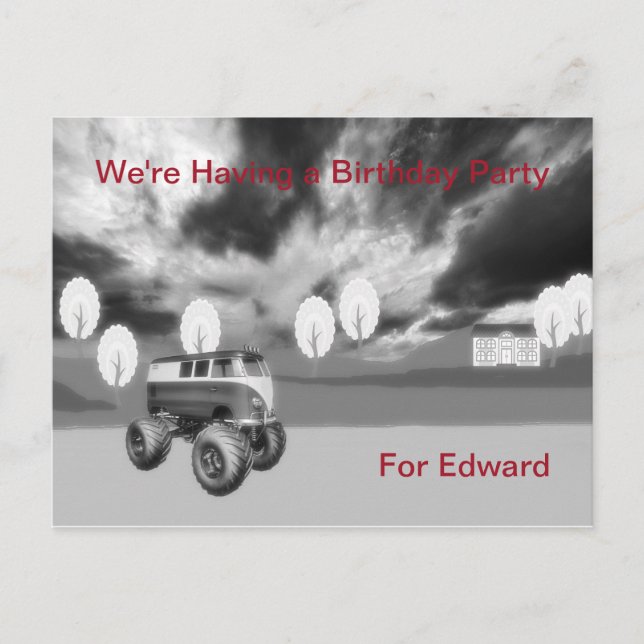 Födelsedagsfest inbjudan för 70 år gammal man vykort (Framsida)