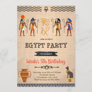 Egypten Inbjudningar  Zazzle.se