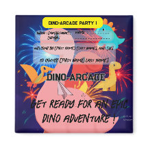 Födelsedagsfest inbjudan - Magnet