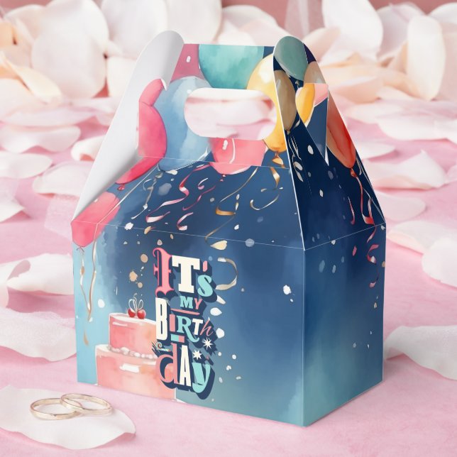 Födelsedagsfest inbjudan presentaskar (Bröllop)