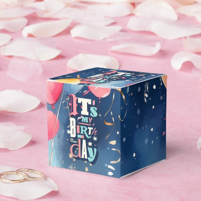 Födelsedagsfest inbjudan presentaskar (Bröllop)