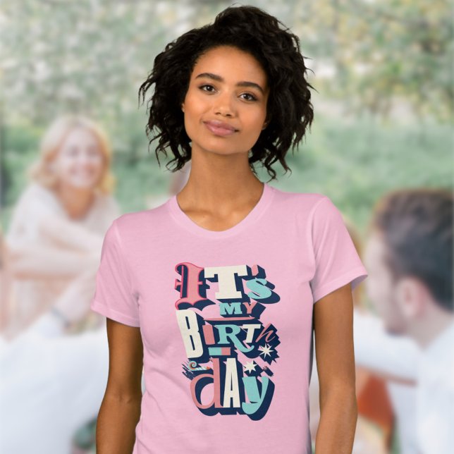 Födelsedagsfest inbjudan t shirt (Skapare uppladdad)