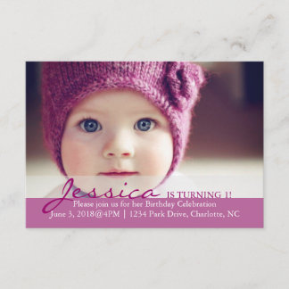 Födelsedagsfest Inbjudan| Väntar 1! Inbjudningar