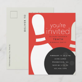 Födelsedagsfest Inbjudan Vykort