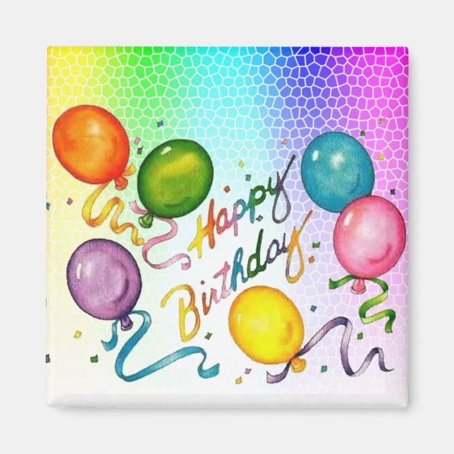 Födelsedagsfest Magnet (Framsidan)