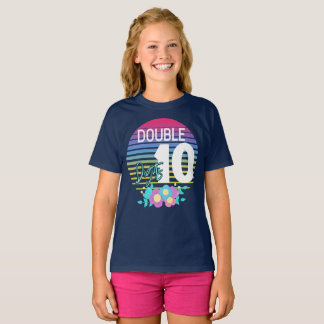 Födelsedagsfest med 10 Dubblors siffror T Shirt