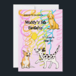 Födelsedagsfest MED DOGGY FRIENDS-inbjudan Inbjudningar<br><div class="desc">Vi kommer att ha en DOGGY party,  välkommen att fira min födelsedag!</div>