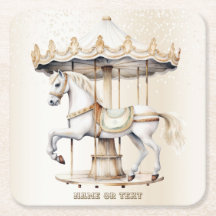 Födelsedagsfest Merry Go Round Circus Carnival