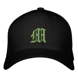 Födelsedagsfest Monogram Broderad Hatt Keps