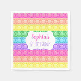 Födelsedagsfest Napkins, Flickans födelsedag Pappersservett