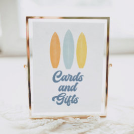 Födelsedagsfest- och presentkort poster