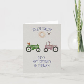 Födelsedagsfest om en gruppinbjudan inbjudan