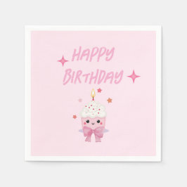 Födelsedagsfest Pappersservett