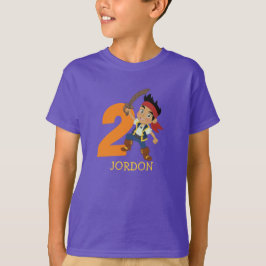 Födelsedagsfest Pirat 2:a Namn T-Shirt