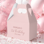 Födelsedagsfest  Rosan Namn Presentaskar<br><div class="desc">Gör din händelse oförglömlig med våra favoritrutor i Monogram Snyggt Modern Rosa! Med en slimmad, modern stil som ger dig en levande rosa och personlig med ditt monogram, lägger de här favoritrutorna till en chic, en anpassningsbar till firande. Perfekt för bröllop, födelsedagar eller andra särskilda tillfällen ger dem en snyggt...</div>