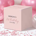 Födelsedagsfest  Rosan Namn Presentaskar<br><div class="desc">Visa tacksamhet med elegans genom att använda våra Födelsedagsfester för favoritboxar för Rosa i Namn! De här charmeringsrutorna har en mjuk rosa färg och ett tack till personligen, skapar dem perfekt för att de har lagt till en speciell beröring till firande. De är särskilt utformade för att förpacka små presenter...</div>