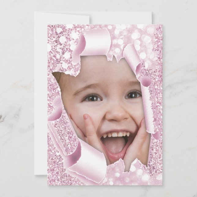 Födelsedagsfest Söt 5:e femtionde tionde tionde Gl Inbjudningar (Framsida)