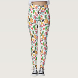 Födelsedagsfest | Tropisk Frukt | Leggings