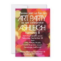 Födelsedagsfesten Art Paint Party