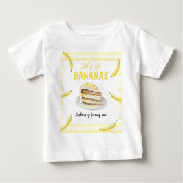 Födelsedagsfesten Banana Cake, vattenfärg T Shirt