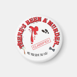 Födelsedagsfesten BLOODY Murder Mystoppy Magnet