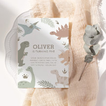 Födelsedagsfesten Boho Kids Dinosaur Theme