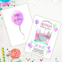 Födelsedagsfesten Bounhus Jump Trampoline Girl