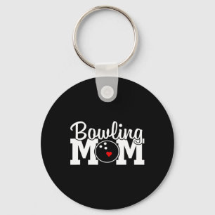 Födelsedagsfesten Bowling Mamma Mors dag för kvinn Nyckelring