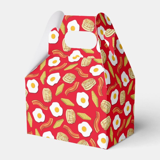 Födelsedagsfesten Breakfast Brunch Presentaskar (Framsidan Sidan)