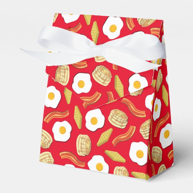 Födelsedagsfesten Breakfast Brunch Presentaskar (Framsidan Sidan)