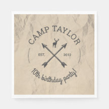 Födelsedagsfesten Camp Namn Logotyp