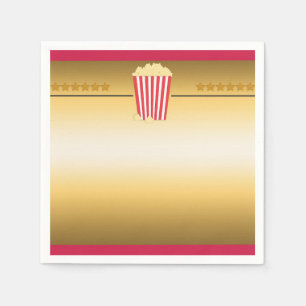 Födelsedagsfesten Cinema Movie Popcorn Biljett Pappersservett