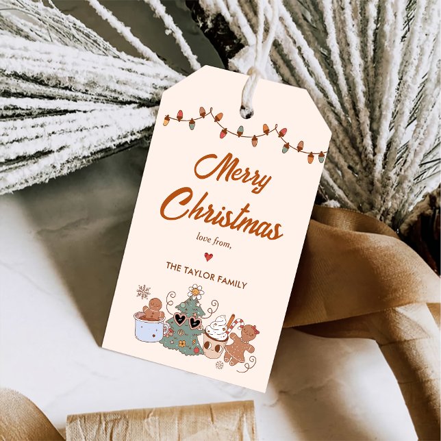 Födelsedagsfesten Cookies-jul Presentetikett (Skapare uppladdad)