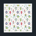 Födelsedagsfesten Cute Multicolor Robots Kids Robo Pappersservett<br><div class="desc">Ett sött flerfärgat robotbarn,  mönster,  perfekt för Barns födelsedagsfester och gåvor,  sovrumsdekanter och personligens skolessentialer. En söt perfekt för robot i hand plockade för alla som kärlek robotar,  artificiell intelligens,  sci fi och söta barn i mönster.</div>
