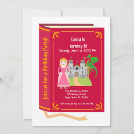 Födelsedagsfesten Dragon Sayer Knight Stories Inbjudningar