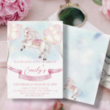 Födelsedagsfesten Fairytale Pony Stars Pinky Ballo