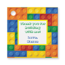 Födelsedagsfesten Färgfläckar Bygger block