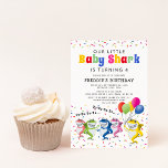 Födelsedagsfesten Färgfull Kids Shark Inbjudningar<br><div class="desc">Dö in i roligt- och festsvärlden med våra färgstarka barns födelsedagsfest inbjudan! De här inbjudningarna är en stänk av glädje. Anpassa enkelt med party firande-mallen för vårt barn och ange perfektens tonläge för ditt barns speciella dag.</div>
